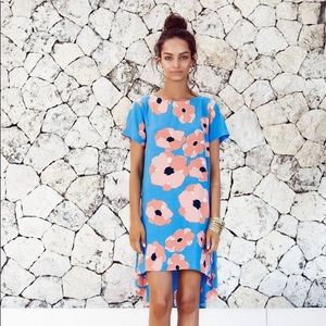 mister Zimi Floral summer dress. Short front, longer back